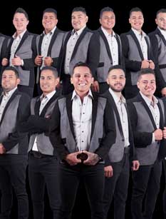 Banda en presentación en vivo